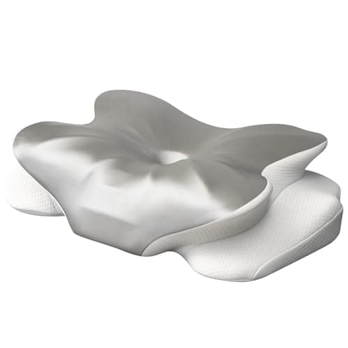 Neck Cervical Pillow for Side/Back/Stomach Sleepers, Pain Relief Neck Support Pillow Ergonomic Contour Memory Foam Pillow Silky Smooth Luxury | Mellow Sleep Cloud Pillow with Cooling Comfort - Image 1