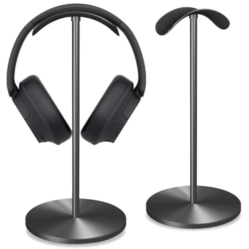 Cyfromt Headphone for Desk Hanger Holder Organizer Keeper Racks Storage Mount Gaming Headset Stand Premium Functional Craftmanship Headset Stand (Metal) - Image 1