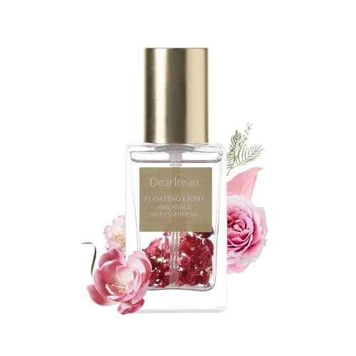 Dear Irean Hair Perfume Oil for Women, Rose Hair Oil with Moroccan Argan & Jojoba, Hydrates & Repairs Frizzy, Dry, Damaged Curly Hair and Split Ends, Long Lasting Fragrance, 1.35 Oz - Image 1