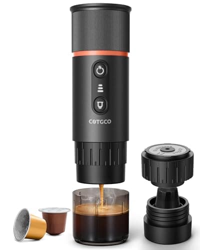 COTGCO portable espresso machine (Black) - Image 1