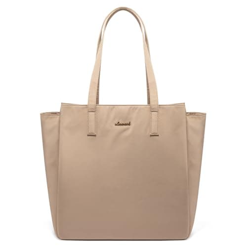 LOVEVOOK Tote Bag For Women, Travel Work Tote with Zipper Fits 15.6'' Laptop, Large Shoulder Handbag, Carry on Bag for Teacher Nurse Gym - Image 1