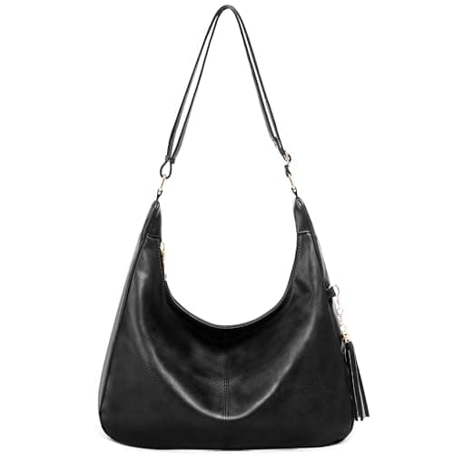 GEMIU Hobo Tote Bag for Women, Soft Foldable Vegan Leather Slouchy Shoulder Crossbody Handbag, Large Capacity Daily Purse - Image 1