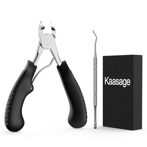 Nail Clippers for Thick & Ingrown Toenails - Sharp Curved Blade & Non-Slip Handle -Toenail Clippers for Men, Women, and Seniors - Professional Heavy-Duty Pedicure Tool Gift - Image 1