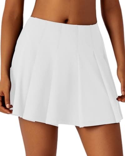 Leapstride Pleated Skirts for Women Tennis Skirts High Waisted Golf Skorts with Pockets-Workout Athletic Activewear - Image 1