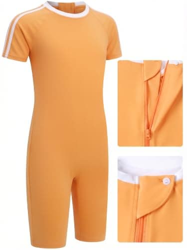 Recorah Adaptive Anti-Strip Jumpsuit for Autism Kids Enhanced Tear-Resistant Fabric Reinforced Stitching Secure Back Zipper