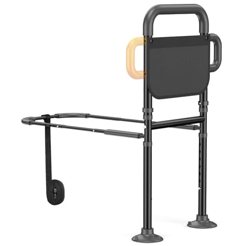 OUWEJHGH Bed Rails for Elderly Adults Safety – Adjustable Height Bed Assist Rail for Seniors, 400lb Capacity, ASTM Approved, Non-Slip Handle, Fixing Strap & Storage Pocket (Twin/Full/Queen/King) - Image 1