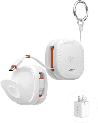 VRURC 3 in 1 Charging Station for Apple,Qi2.2 25W Wireless Charger Dock