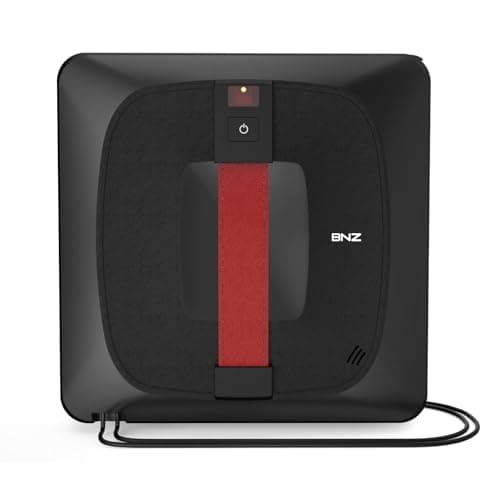 BNZ Window Cleaning Robot, Nexus Ultra, Black, Robotic Vacuum Cleaner for Windows, Mirrors, Shower Doors - Image 1