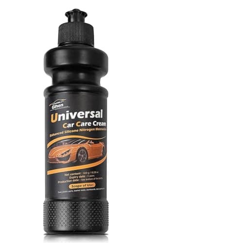 Gihen Plastic Restorer, Trim Restorer for Plastic, Rubber and Vinyl, Auto Detailing Kit, 10.28 oz, with Foam Applicator - Image 1