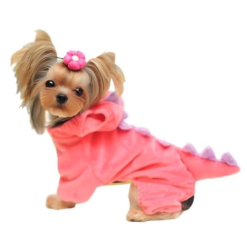 NACOCO Dog Dinosaur Design Costume Green Pet Clothes for Medium & Large Dog(Pink, 3XL)