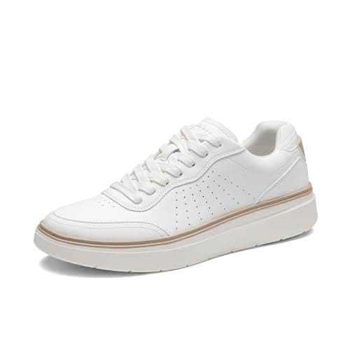Bruno Marc Men's Fashion Dress Sneakers Casual Tennis Shoes, All-Day Comfort Breathable Lightweight Walking Shoes,Size 8,White,SBFN26012M - Image 1