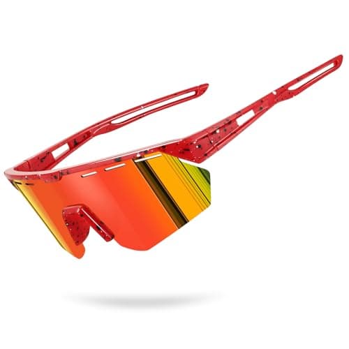RSQQAV Youth Sports Sunglasses for Boys Girls Age 3-10, Lightweight Frame Kids Baseball Softball Cycling Sunglasses - Image 1