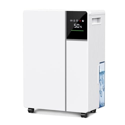 2500 Sq.Ft Dehumidifier for Basement with Drain Hose, Max 34 Pints Dehumidifiers for Home, Bedroom, Bathroom, Basement, Smart Humidity Presets, Three Modes, 24HR Timer, Quiet Operation - Image 1
