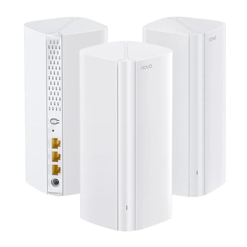Tenda AX3000 WiFi 6 Mesh System Nova MX12– Whole Home Mesh WiFi Coverage up to 7,000 sq. ft., Dual-Band WiFi Mesh Network for 160+ Devices, Fast & Stable, Replaces Wireless Router (3-Pack) - Image 1
