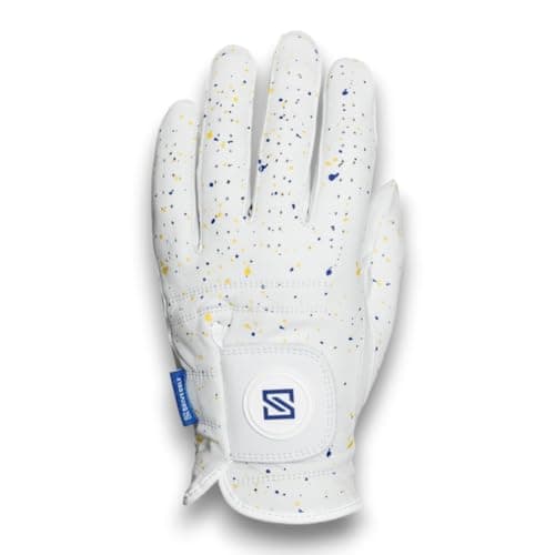 SKIVE Golf Premium Golf Glove | 100% AAA Cabretta Leather | Cool Golf Gloves Men | Serious Feel & Performance | Mens Golf Gloves Left Hand