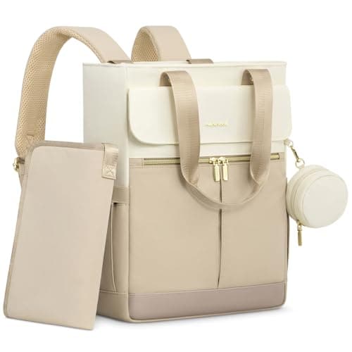 LOVEVOOK Diaper Bag Backpack,Diaper Tote Bag with Insulated Pockets,Baby Bag for Girl Boy with Changing Pad,Large Baby Diaper Bag with Pacifier Case,Anti-Theft Travel Backpack for Women - Image 1