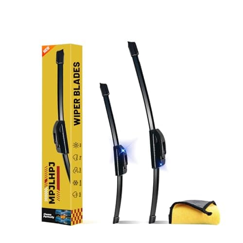 Ford Edge 2007-2014 & Dodge Grand Caravan 2008-2020 Windshield Wiper Blades, 26"+20" U & J Hook All Season OEM Replacement Front Blades - Image 1