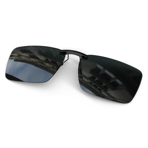 ANYLUV Clip on Polarized Night Vision Sunglasses, Night Vision Driving Sunglasses Non-Flip Up Glasses for Men Women - Image 1