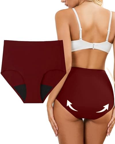 anthuth Period Underwear for Women High-Waist, Reusable Leakproof Panties with Heavy Absorbency for Heavy Flow & Bladder Leaks