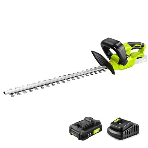 SnapFresh 20V Cordless Hedge Trimmer - 22" Dual-Action Blade with 0.55" Cutting Capacity, Electric Bush Trimmer, 2.0Ah Battery & Fast Charger Included - Image 1
