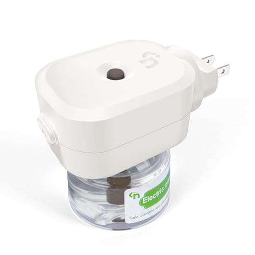 Ddrihlees Mosquito Repeller Indoor Use, Electronic Mosquito Repellent Plug in Wall Outlet, Include 1 Pack 280 Hr Refills for Home, Bedroom, Office - Image 1