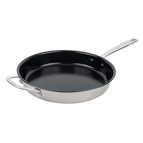 Alva Maestro 11 Inch Ceramic Nonstick Frying Pan, Non Stick Frying Pan Skillet, 5-Ply Stainless Steel Non Stick Pan, PFAS-Free Nonstick Skillet, Induction Compatible, Oven Safe Skillet - Image 1