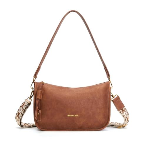 Pemilen Shoulder Bag Handbag for Women, Small, Brown