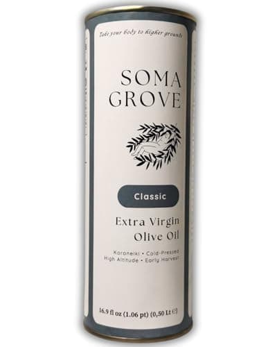SOMA GROVE High Polyphenol (750+ mg/kg) Greek Extra Virgin Olive Oil, Cold Pressed, Early Harvest, Koroneiki, Cooking & Daily Wellness, Zakynthos Mountain Origin - 16.9oz - 2024/25 Harvest (Classic) - Image 1