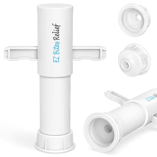 YARKOR Bug Bite Suction Tool, Natural Itch Relief & Swelling Sucker in 30s - Portable Bite & Sting First Aid - Venom Extractor for Hiking, Camping - Summer Essentials for Kids & Adults - 1 Pack, White - Image 1