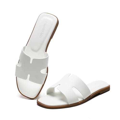 Stratuxx Kaze Open Toe Flat Dress Sandals Womens Slide Comfortable Summer Cute Beach Sandals for Women 2026 - Image 1