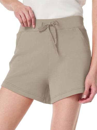 COCOMARTS Womens Summer Shorts Casual Hiking Cargo Athletic Sweat Shorts Drawstring Beach Vacation Trendy Outdoor Outfits Khaki X-Small - Image 1