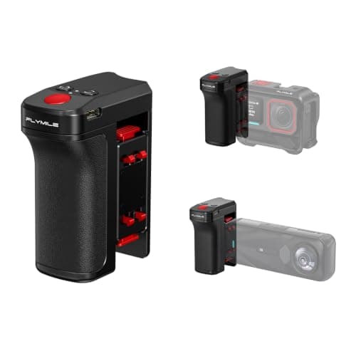 Grip for Insta360 X5, Selfie Stick Photography Handle Grip Quick Release with Wireless Remote for Insta 360 X5 X4 Air Ace Pro 2 Accessories - Image 1