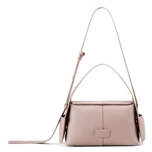 Goinsound Trendy Shoulder Purses Medium Pink Handbags For Women Leather Crossbody Bag With Adjustable Strap - Image 1