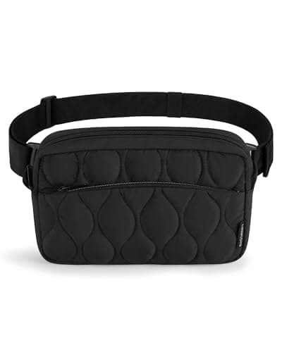 BAGSMART Fanny Packs for Women with Two Ways to Install the Adjustable Strap Lightweight Crossbody Belt Bag for Traveling Workout - Image 1