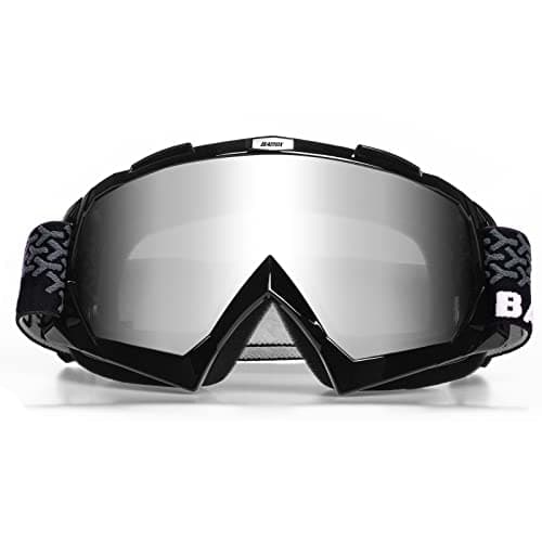 BATFOX Dirt Bike ATV Goggles Motorcycle Gear Riding Motocross Dirtbike 4-Wheeler MX DH Accessories Goggles Glasses for Men Women Youth UV400 Protection Dust-proof Anti-Slip Strap - Image 1