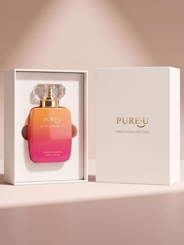 PUREU Pheromone Perfume for Women - Long Lasting Creamy Vanilla & Sweet Wood Scent, Intensely Concentrated Extrait de Parfum Spray Oil, Travel Size Cozy & Warm for Daily Use, 1 fl oz (30ML) - Image 1