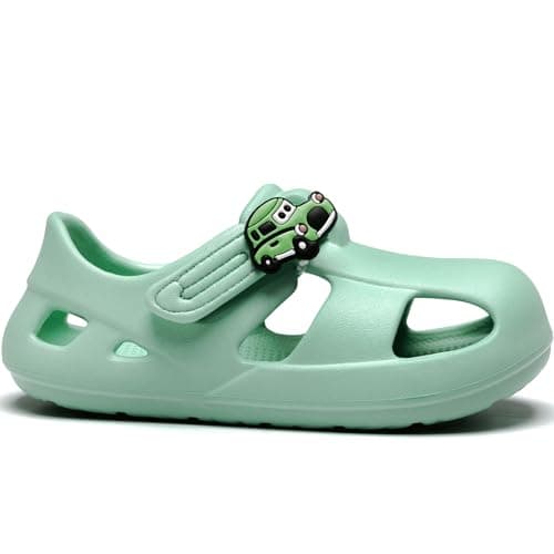 SC TBYF Splash Sandals for Toddlers Water Shoes For Baby Girls Boys Children Closed Toe Quick Drying Soft Lightweight EVA Anti-Slip Waterproof Unisex Beach Toddler Sandal for Little Kids - Image 1