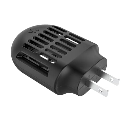 Simashts Mosquito Repeller, Electronic Mosquito Repellent Plug in Indoor Use, No Candles or Flames,DEET-Free, for Home, Bedroom, Office, Kitchen (Black)