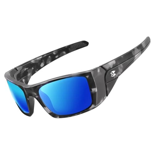 suoso Polarized Sports Sunglasses for Men: Women UV400 Protection Wrap Around Sun Glasses for Fishing Cycling Running TR90 - Image 1