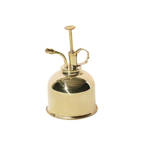 Modern Sprout Plant Mister, 8 oz Indoor Watering Can, Aesthetic Plant Sprayer & Water Mister Spray Bottle, Garden Watering Can for Seed Starting, Vintage-Inspired Gift for Father's Day - Brass