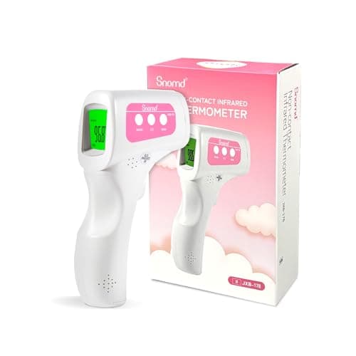 Snomd Non-Contact Infrared Forehead Thermometer for Adults, Kids & Baby, 3-in-1 No-Touch Digital Fever Temperature Gun, Accurate & Fast Reading - Image 1
