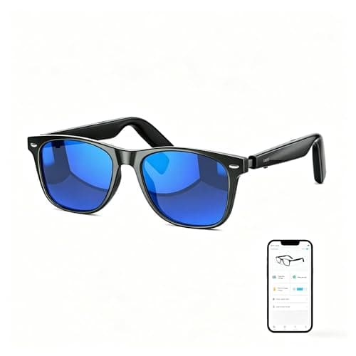 GetD AI Glasses for Men & Women, Smart Glasses Powered by ChatGPT, AI Real-time Translation with 107 Languages, 11H Music Play, Bluetooth Glasses with Polarized Lens for Daily Use - Image 1