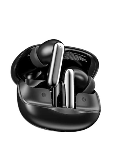 wegear Hybrid Active Noise Cancelling Wireless Earbuds, 6 Mics AI Clear Calls, 12mm Drivers Deep Bass Stereo Sound, 30H Playtime, True Wireless Earbuds, Bluetooth 5.4 Ear Buds, Comfort Fit (Black) - Image 1