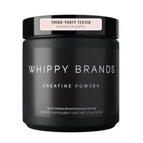 Whippy Brands Creatine Powder | 5g Creatine Monohydrate per Serving | Muscle Strength & Recovery | 30 Servings (Unflavored) - Image 1