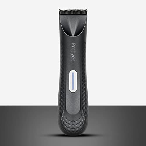 Predyee Manscape-Body Hair Trimmer for Men IPX7 Waterproof Ball Trimmer Pubic Hair with LED Light USB-C Rechargeable Wet/Dry Use for Beard Face Groin Manscaping No Nicks