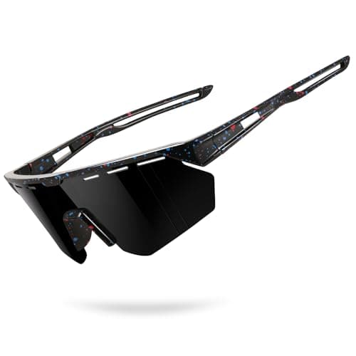 RSQQAV Youth Sports Sunglasses for Boys Girls Age 3-10, Lightweight Frame Kids Baseball Softball Cycling Sunglasses - Image 1