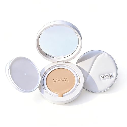 White Box Cushion Foundation | High Coverage, Weightless Feel, Natural Skin-like Finish, Satin Effect, BB Foundation, Beauty, Tattoo Concealer, Buildable(Ivory White)