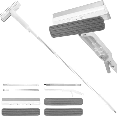 Squeegee Window Cleaner 2 in 1 Window Cleaning Tool Kit with Sewage Recycling Function, Window Washing Equipment for Indoor/Outdoor Window and Car Glass - Image 1