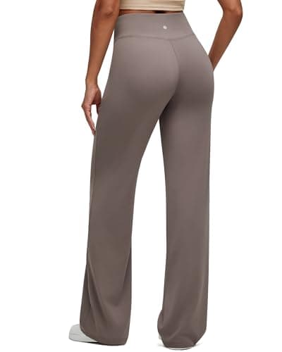 G4Free High Waisted Pants for Women Stretch Soft Comfy Casual Yoga Wide Leg Trousers with Hidden Zipper Pockets(Taupe,S,33") - Image 1