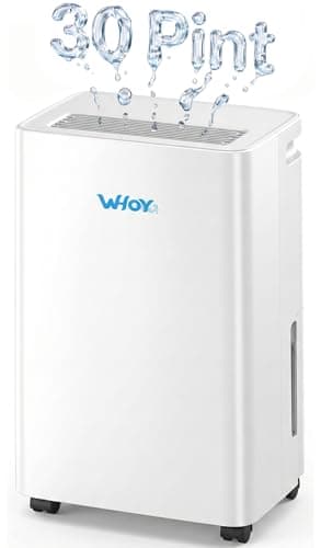 WHOY 30 Pints Smart Dehumidifier with WiFi App, for Home & Bedroom Up to 2,000 Sq. Ft., Ultra Quiet with Child Lock & Laundry Dry, 1.6L Tank & Continuous Drain Hose - Image 1
